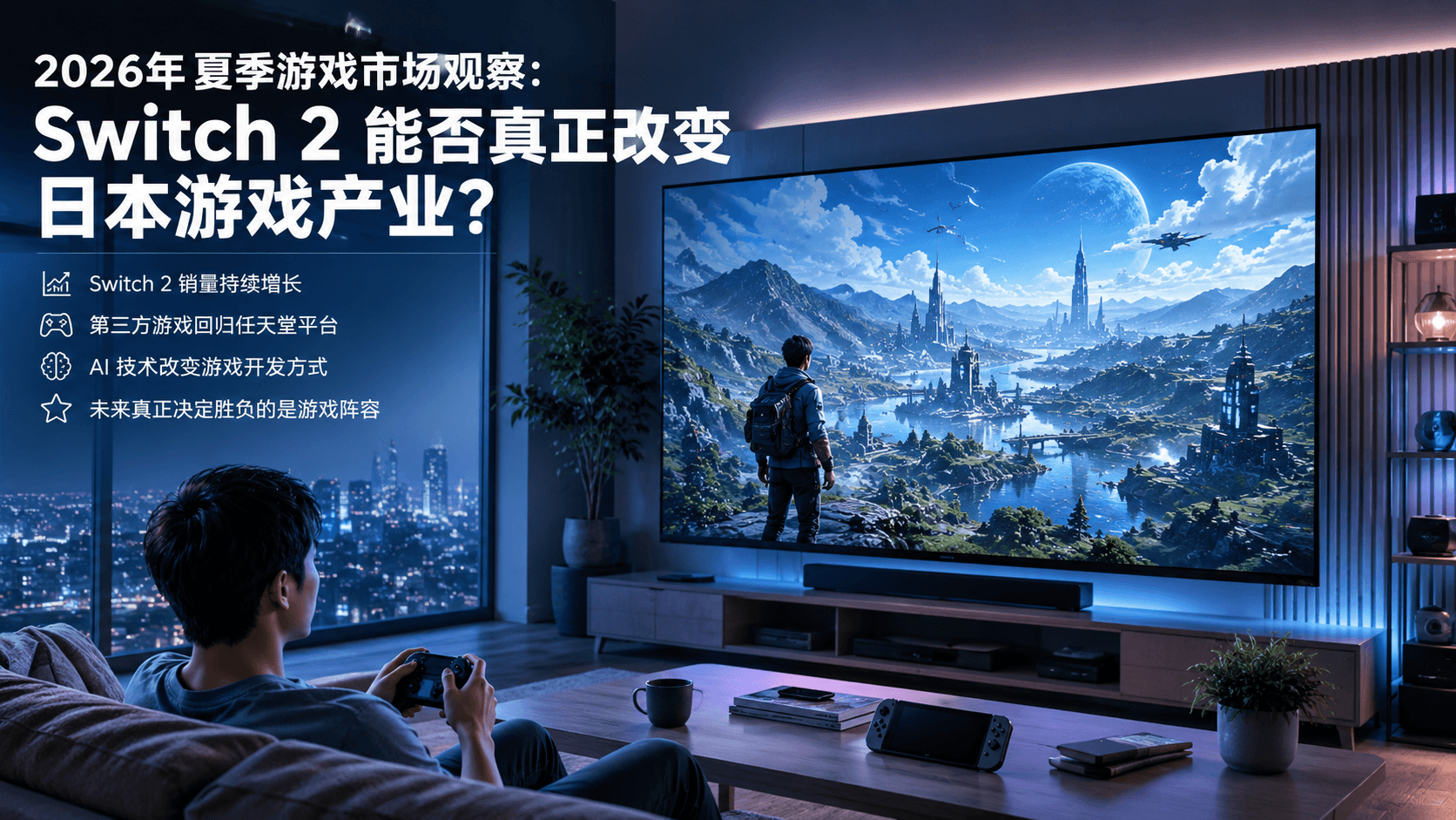 2026年夏季游戏市场观察:Switch 2 能否真正改变日本游戏产业?